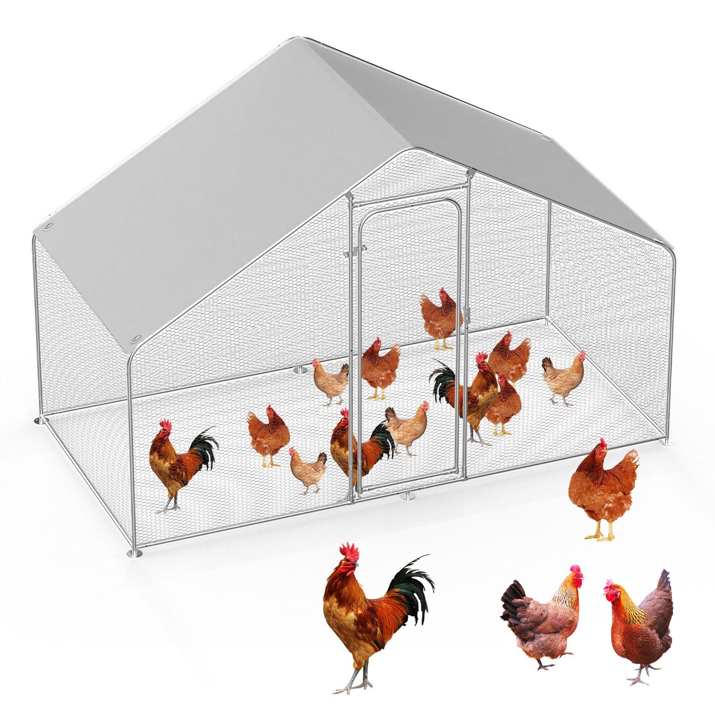 Advwin Large Metal Chicken House