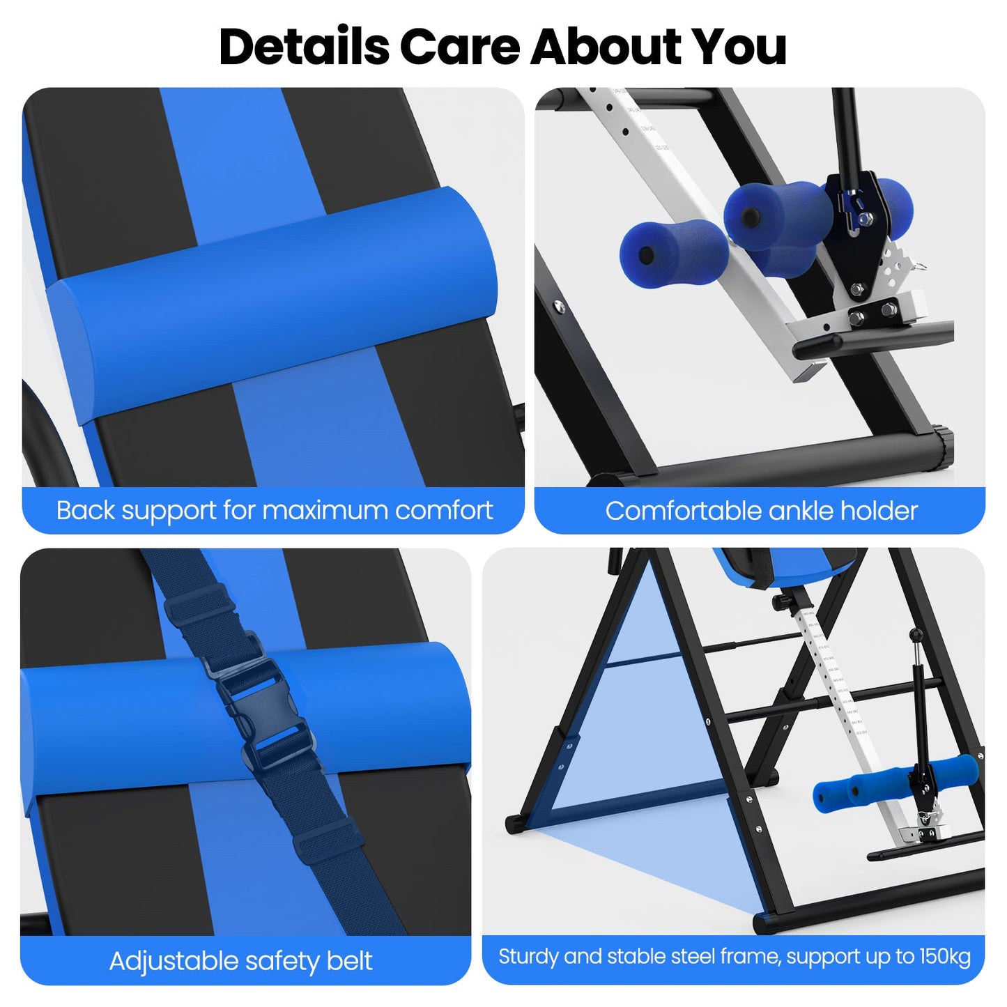 Advwin Adjustable Inversion Table Back Stretcher