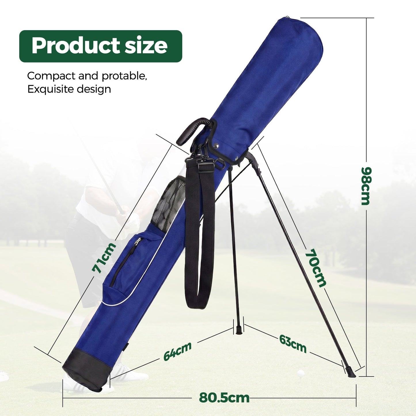 Ultra-Lightweight Golf Stand Bag with Carbon
