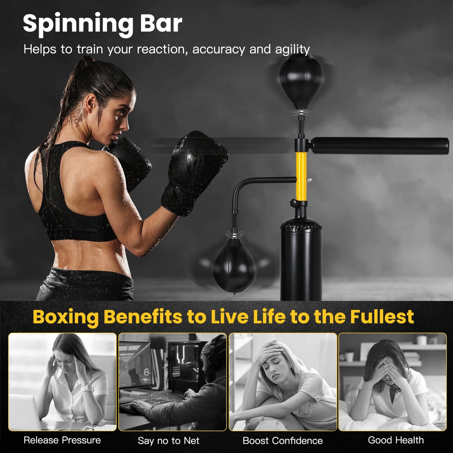 Advwin Smart Boxing Speed Trainer with Needle
