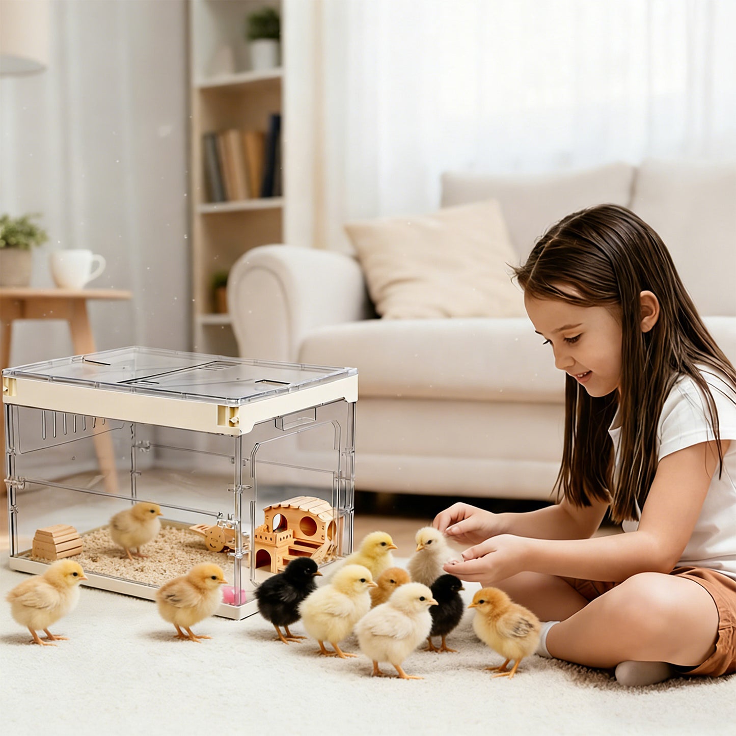 Advwin Foldable Hamster Cages with Side Door