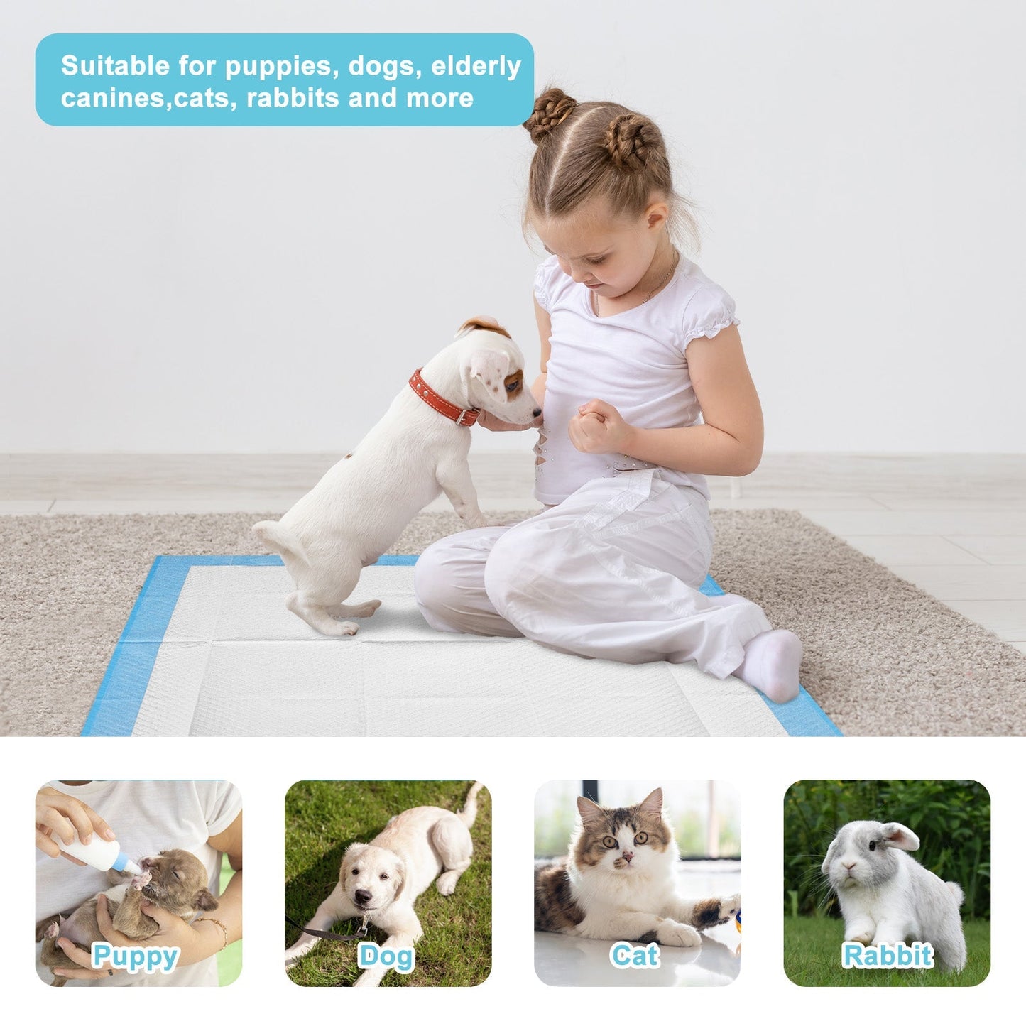 Advwin Puppy Training Pads Pet Dog Cat Toilet