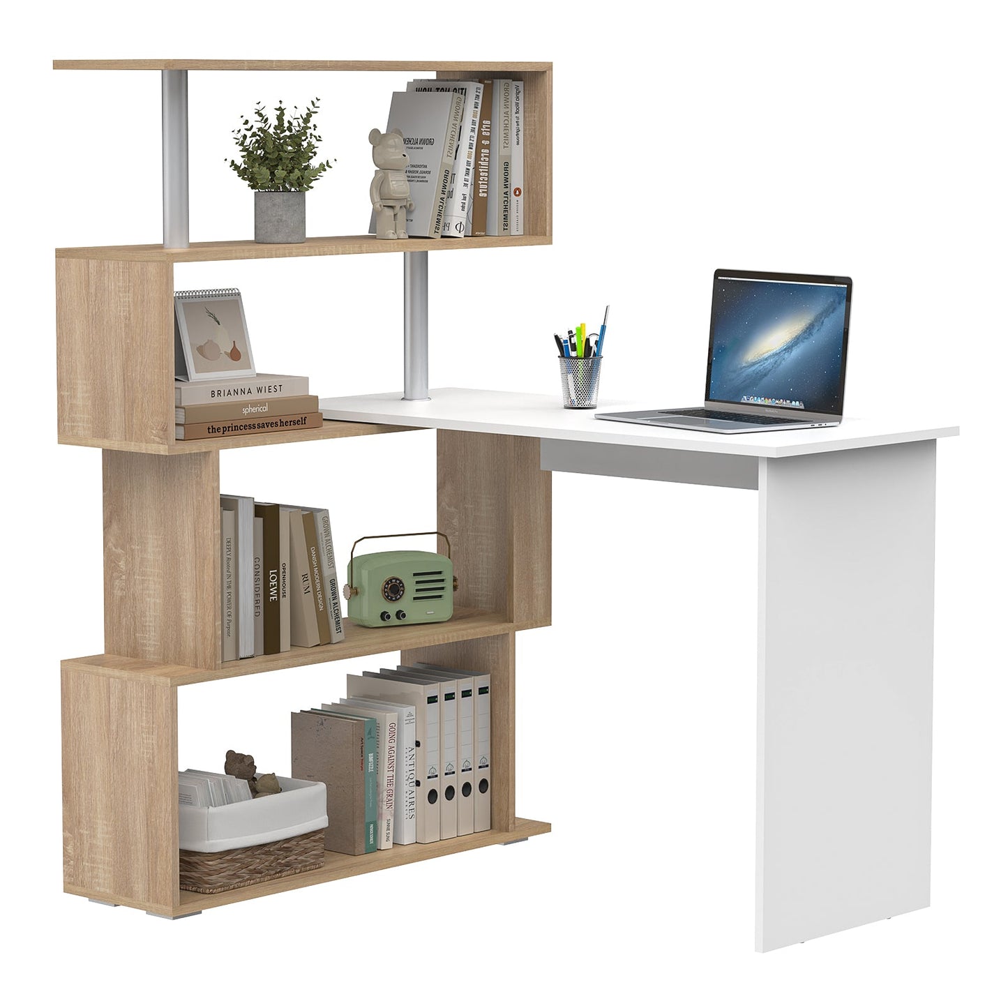 Advwin 180° Rotating Computer Desk