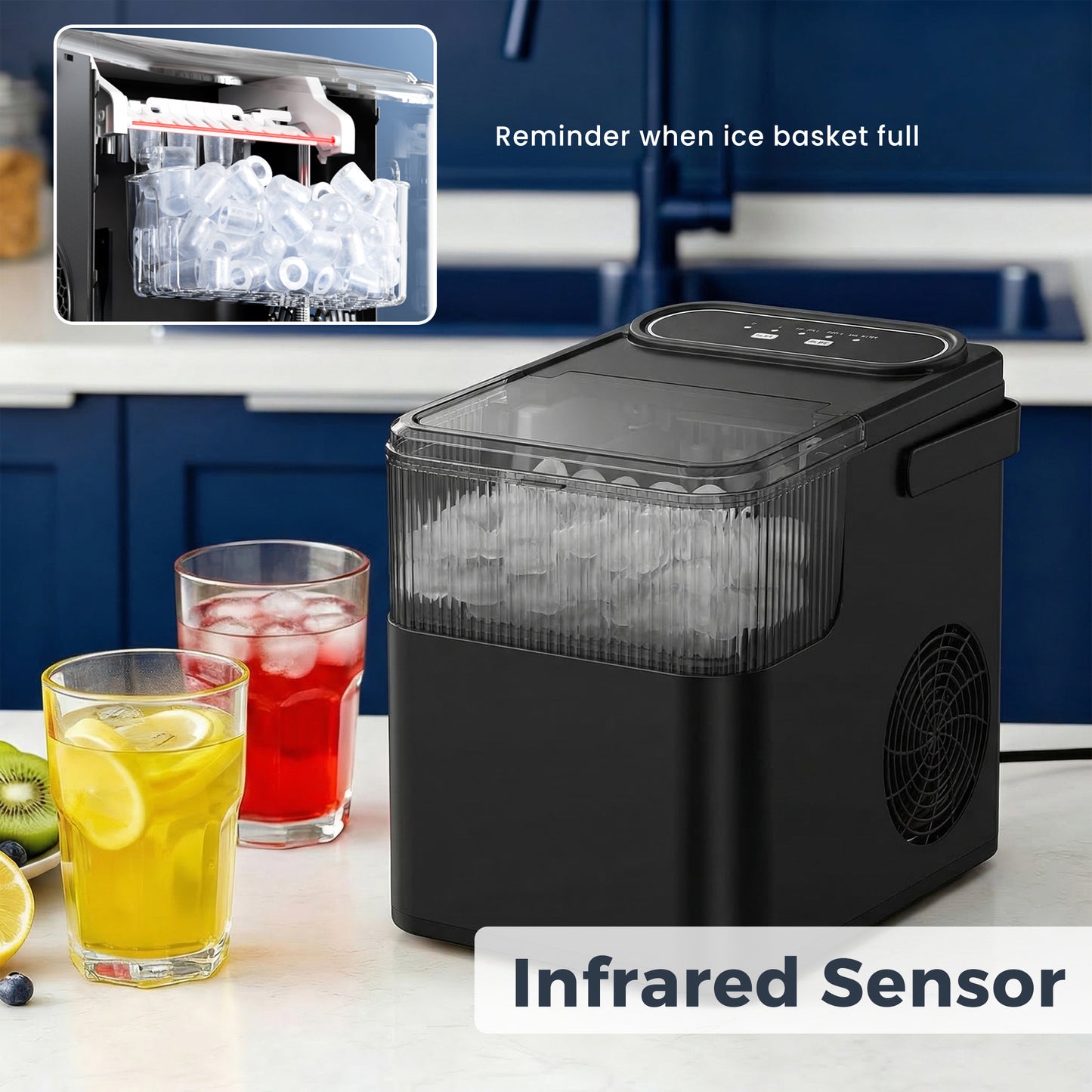 Advwin 1.4L Ice Maker Portable Ice Machine