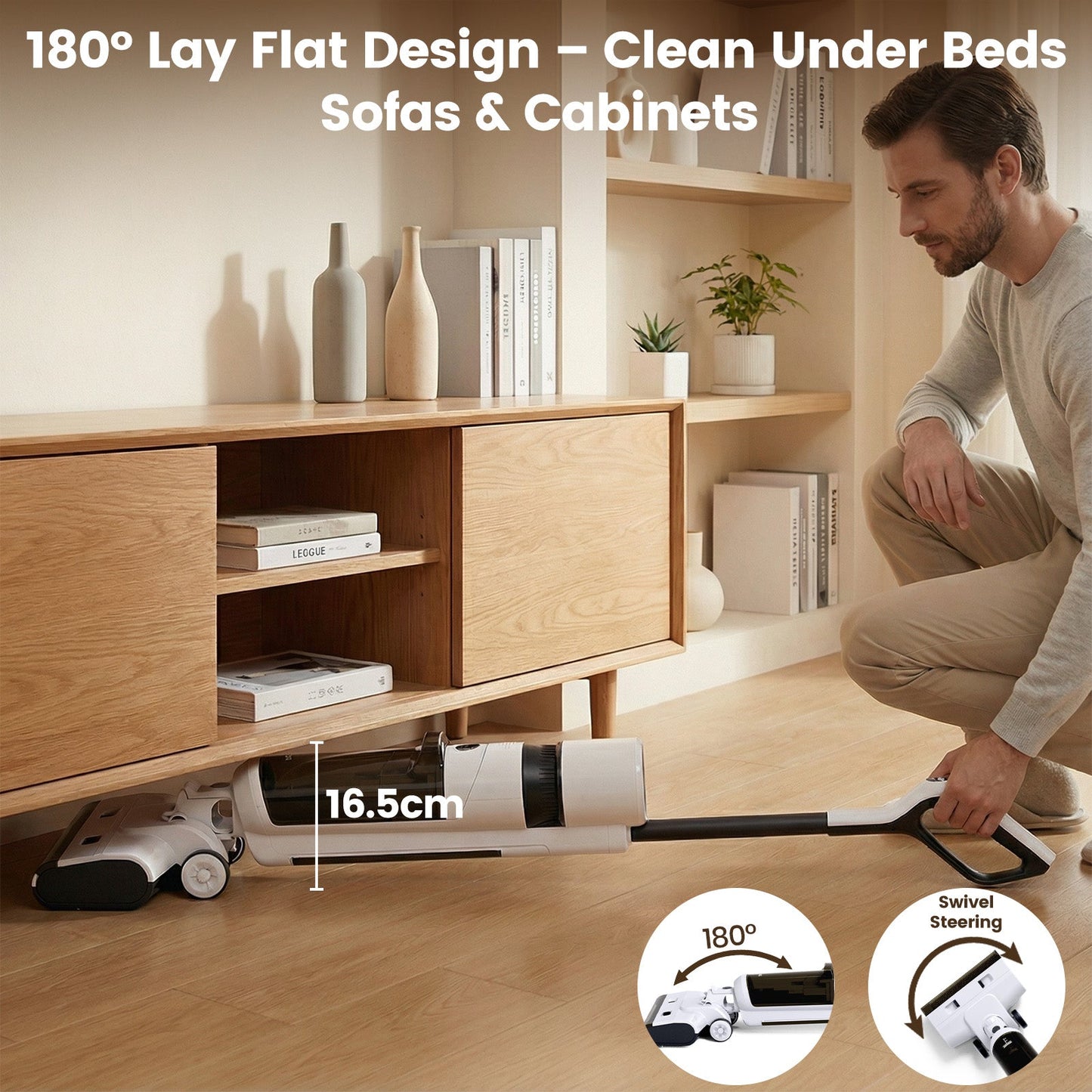 Advwin Smart Cordless Wet Dry Vacuum Cleaner