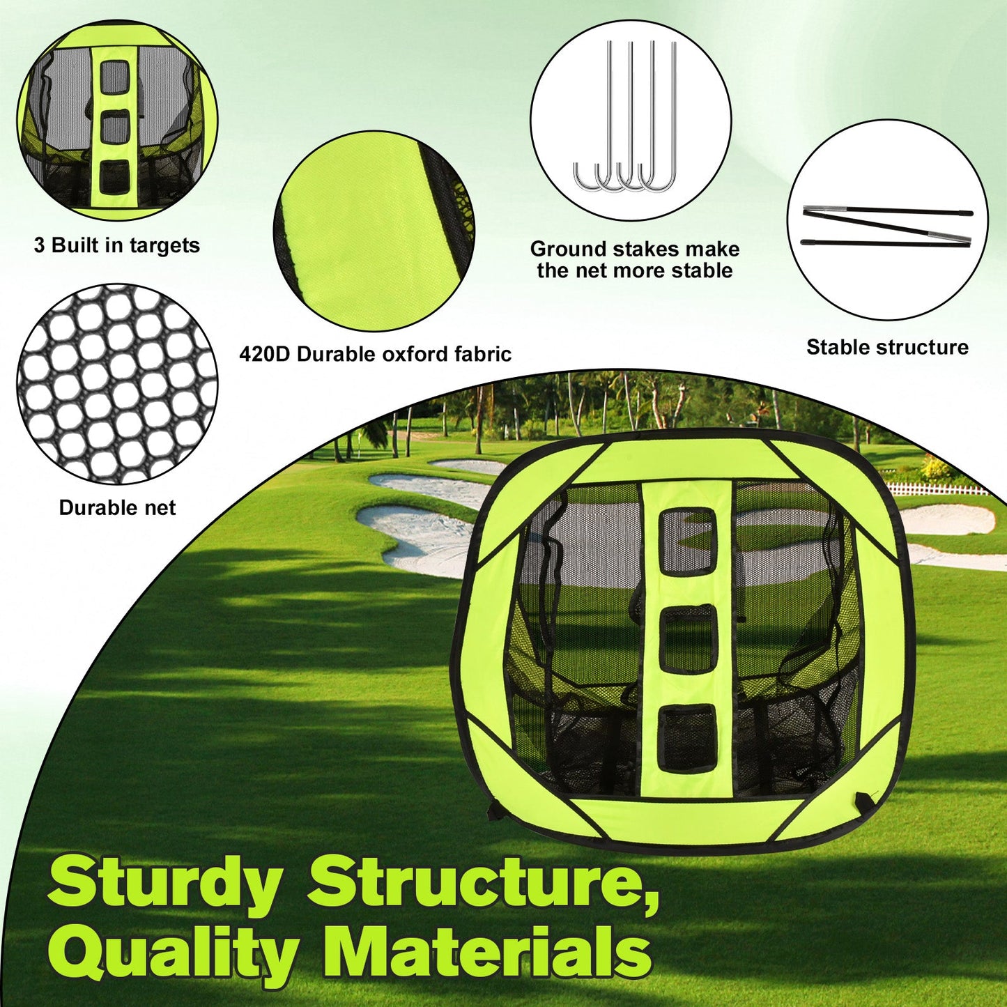 Advwin Golf Chipping Practice Net
