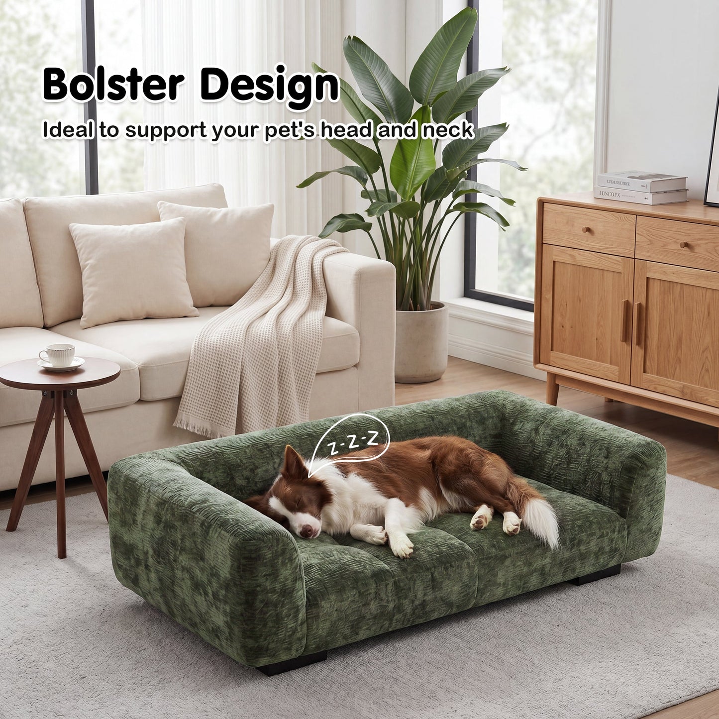 Advwin 120cm Dog Sofa Bed for Medium Large Dogs