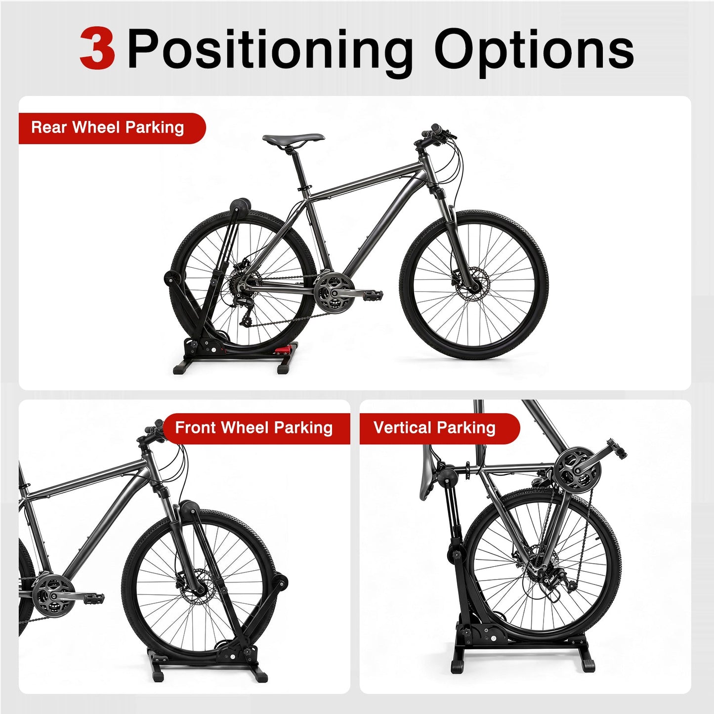 Advwin Folding Adjustable Bike Floor Stand Height Adjustable