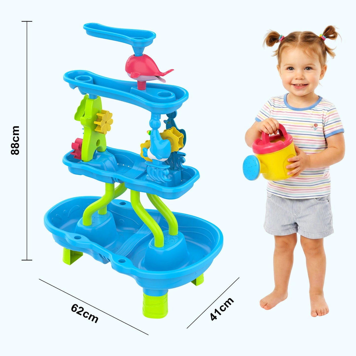 Advwin 4-Tier Kids Sand & Water Activity Table
