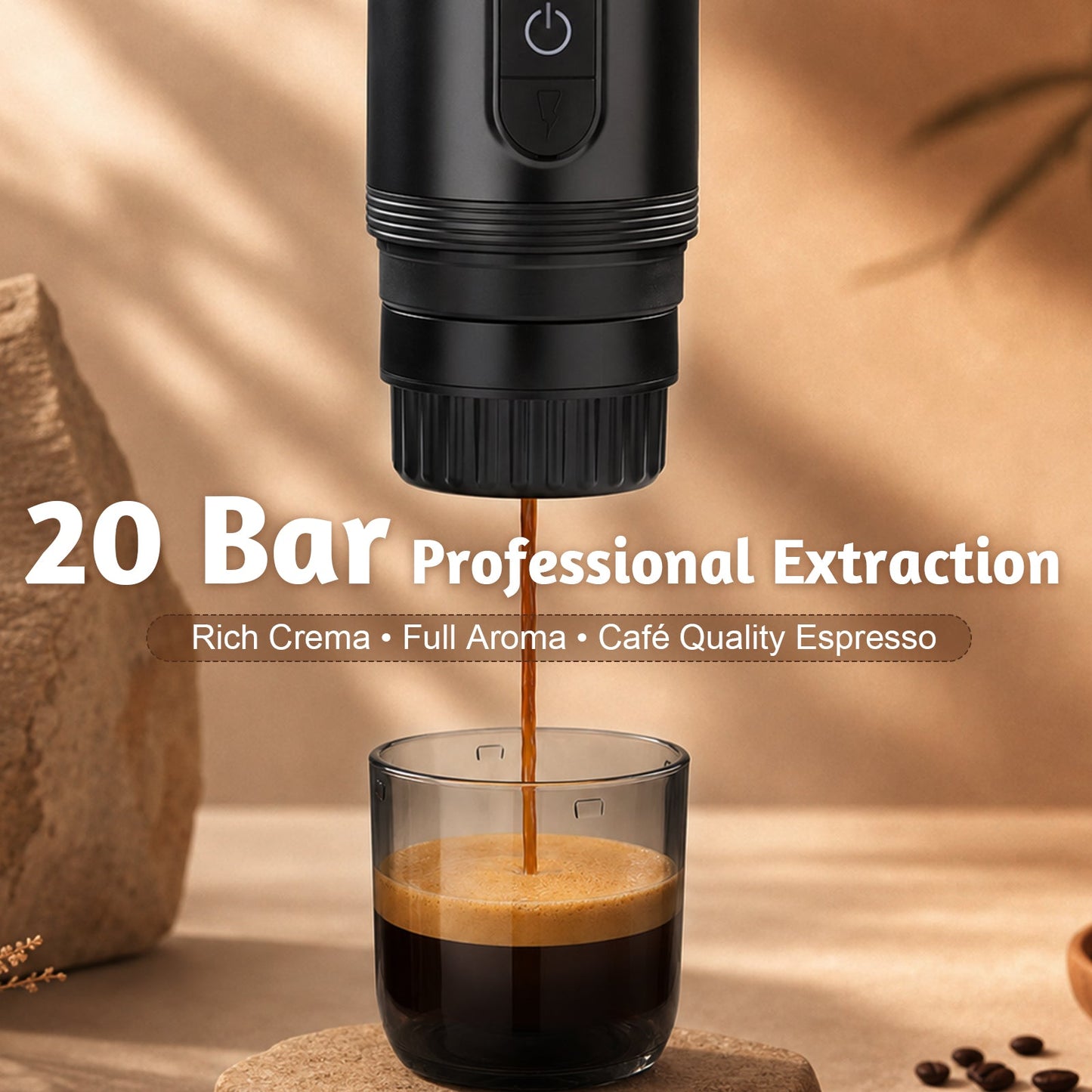 Advwin Portable Espresso Machine with Heating Function