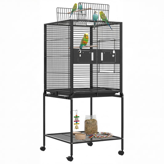 Advwin Bird Cage 146CM Open Top 2 Perches Aviary