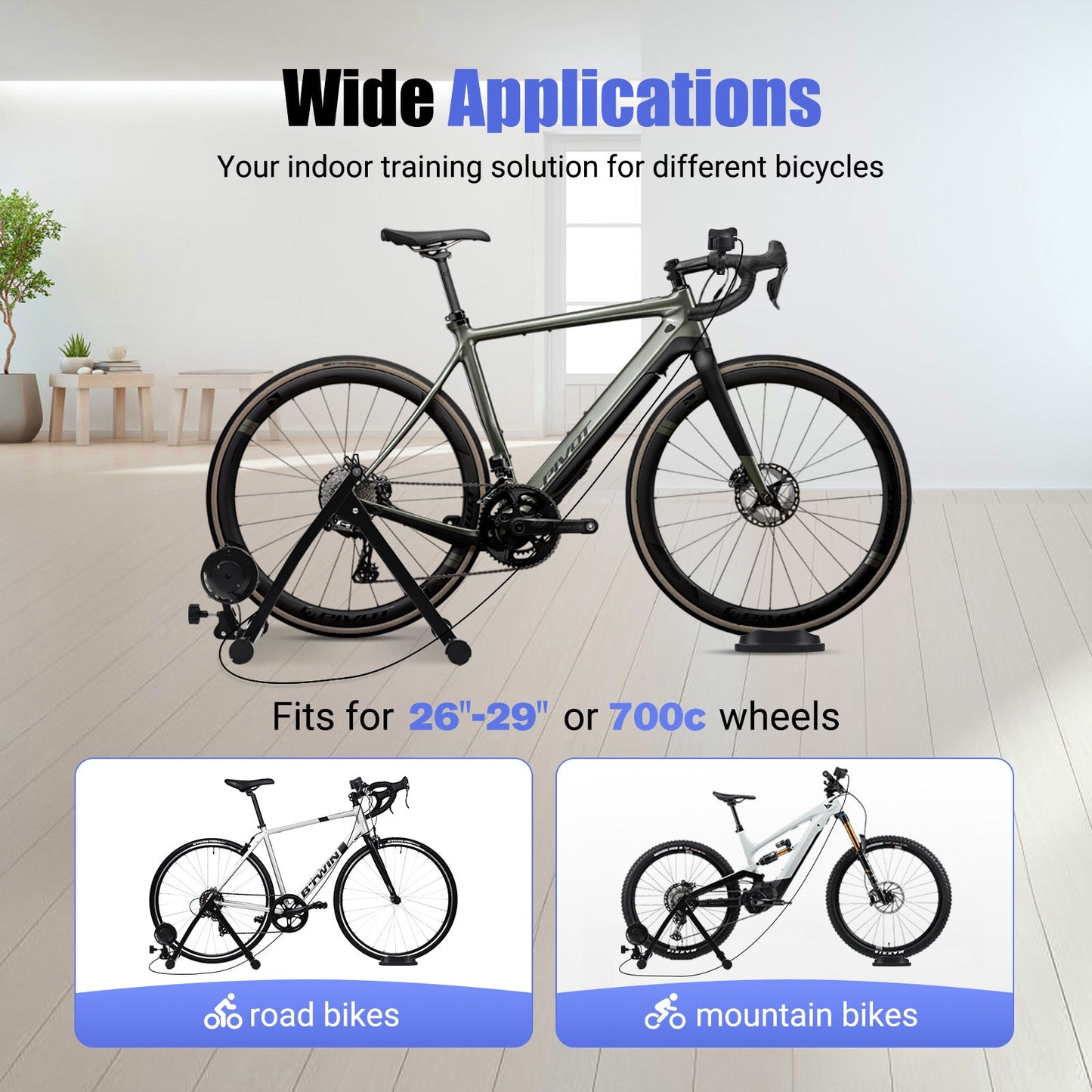 Advwin Bike Trainer Stand for 26-29" & 700C Wheels