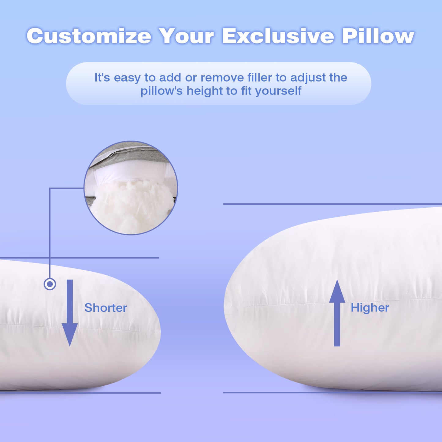 Advwin Pregnancy Pillow 55inch 2In1 U haped Pillow