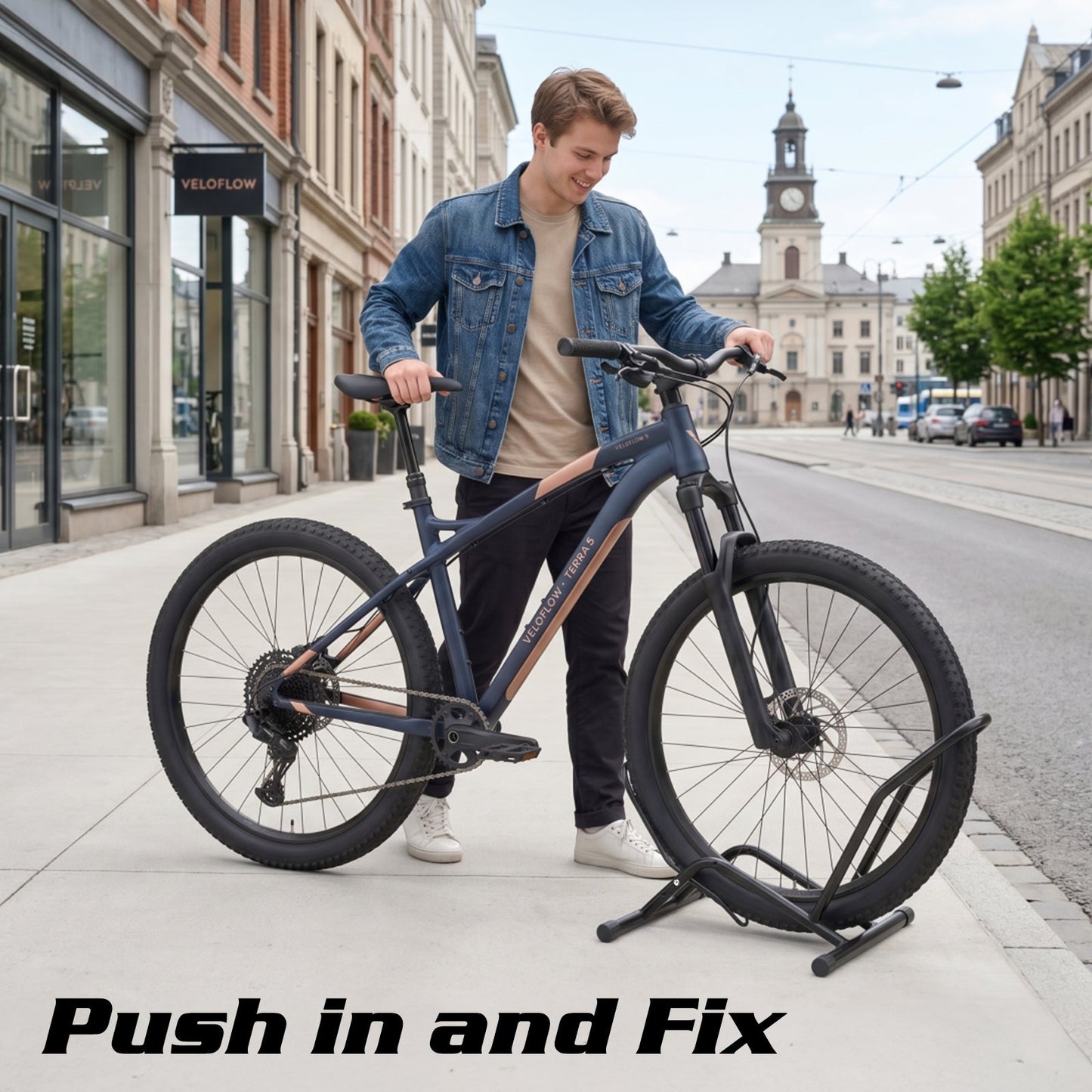 Advwin Bike Floor Stand for 20"-29" Wheels