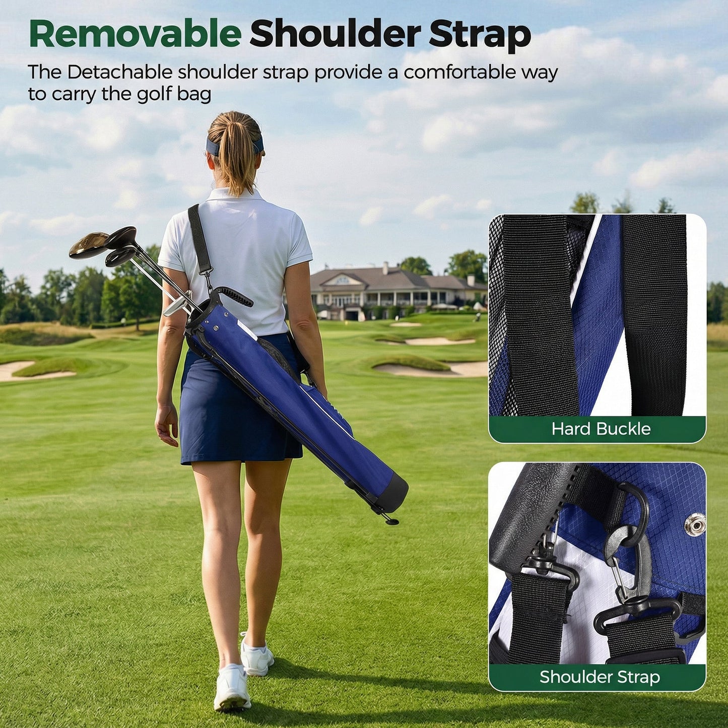 Ultra-Lightweight Golf Stand Bag with Carbon