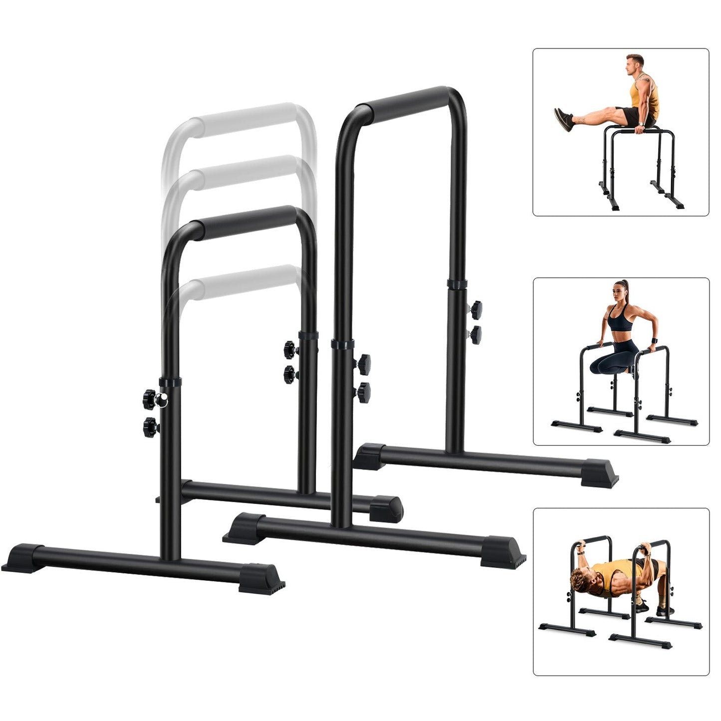 Advwin Adjustable Dip Bar Home Dip Station