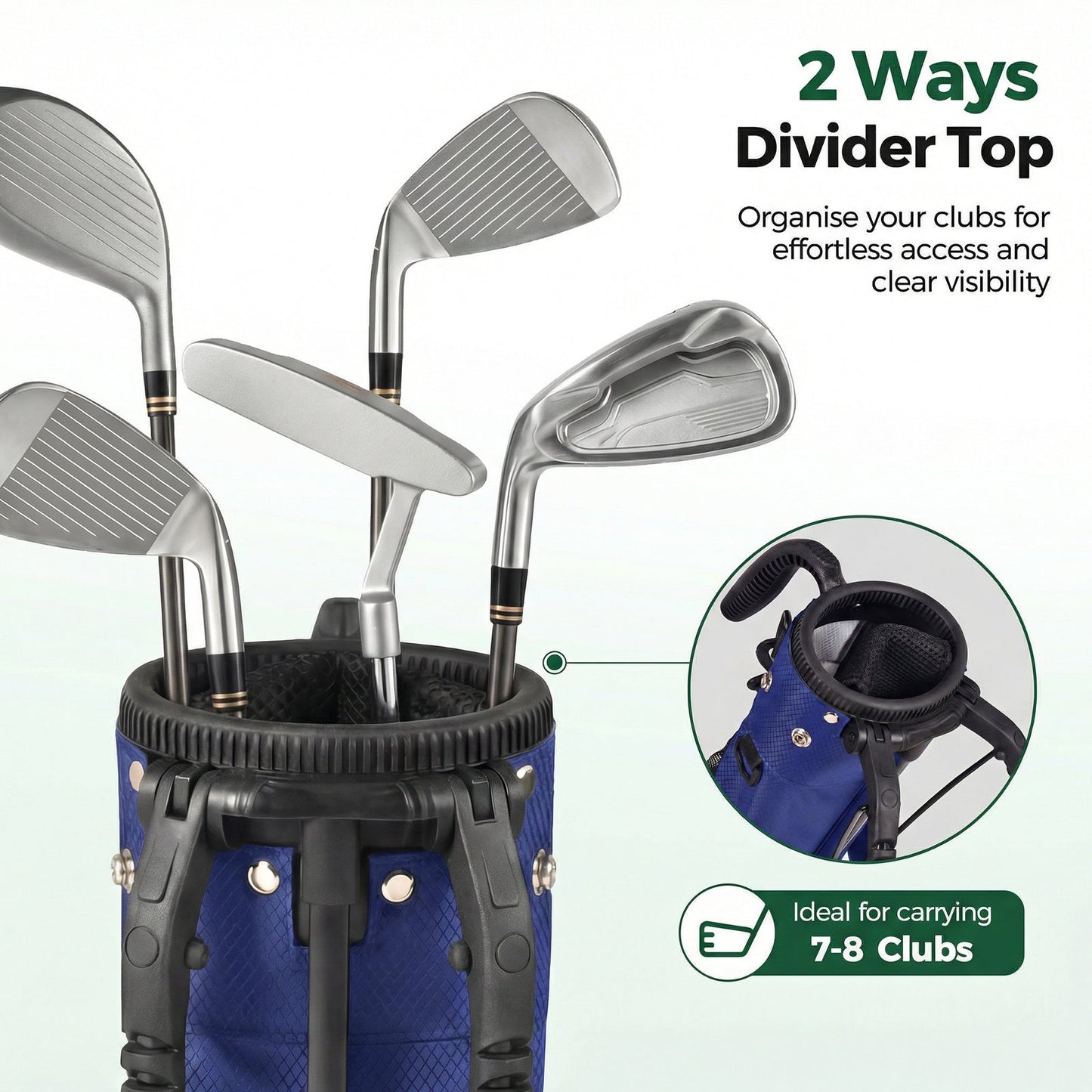 Ultra-Lightweight Golf Stand Bag with Carbon