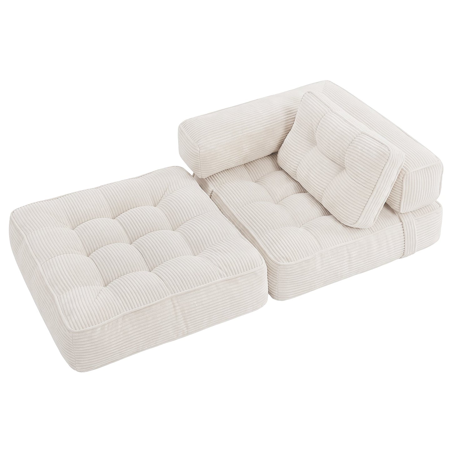 Advwin 3-in-1 Convertible Folding Sofa Bed