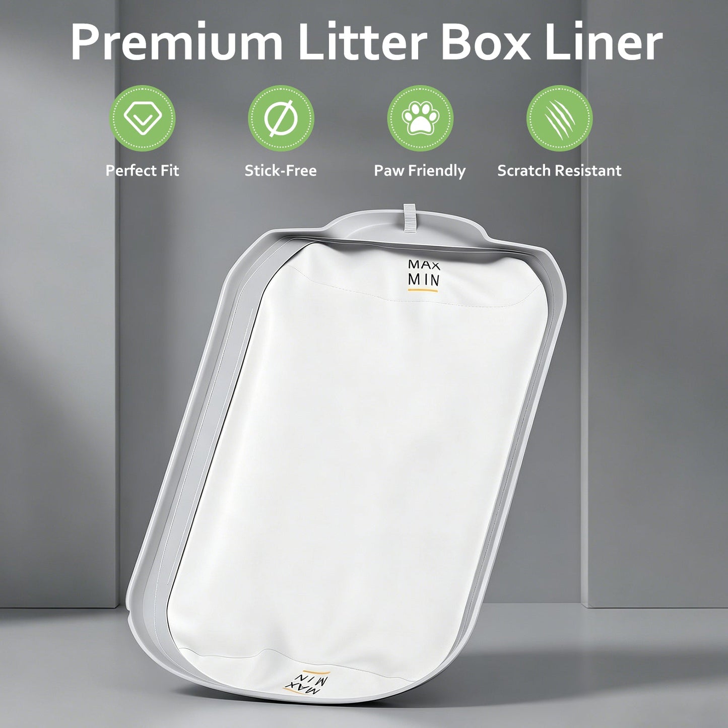 Automatic Cat Litter Box Replacement Liner Tray