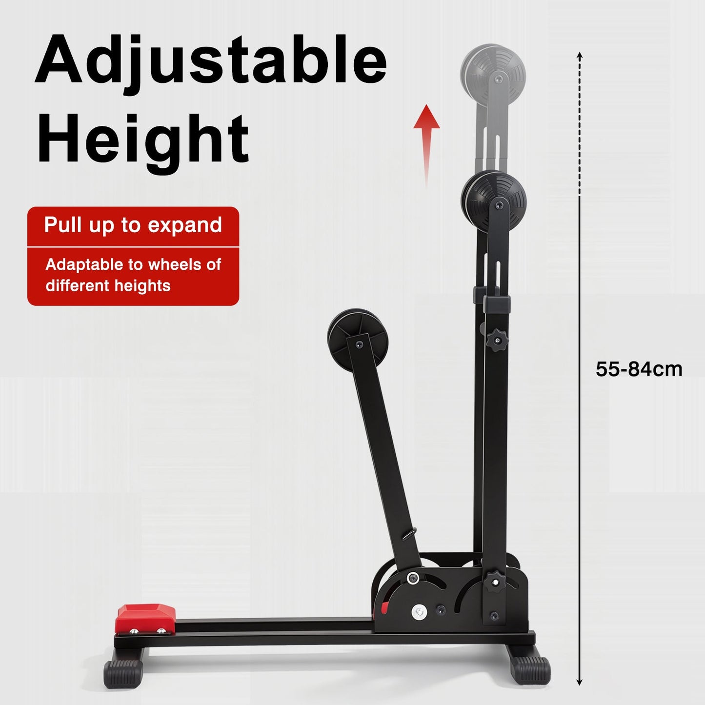 Advwin Folding Adjustable Bike Floor Stand Height Adjustable