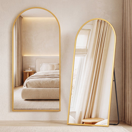 Advwin 180 x 80cm Arched Full Length Floor Mirror