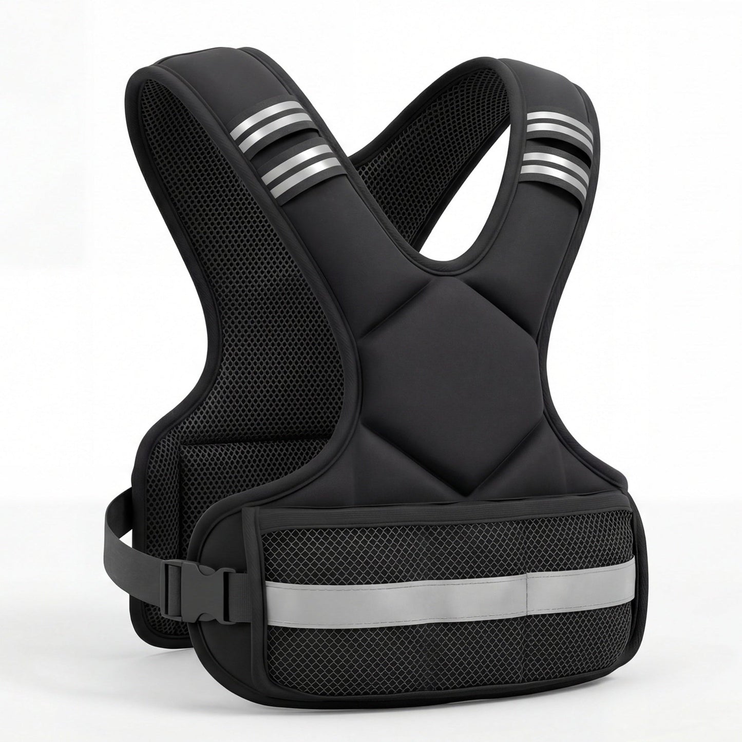 Advwin X Shape 10kg Weighted Vest Black