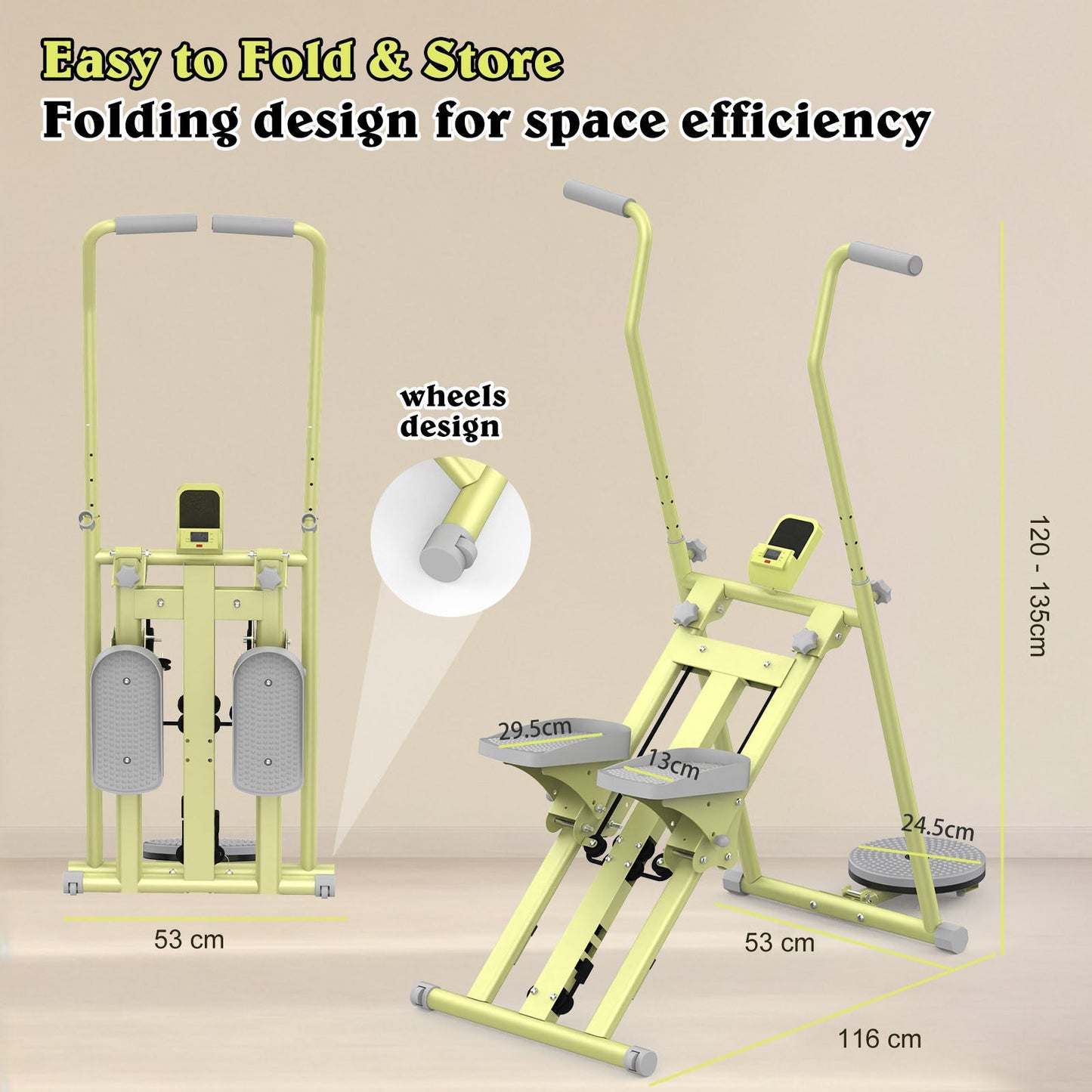 Advwin Multi-Function Adjustable Stair Stepper