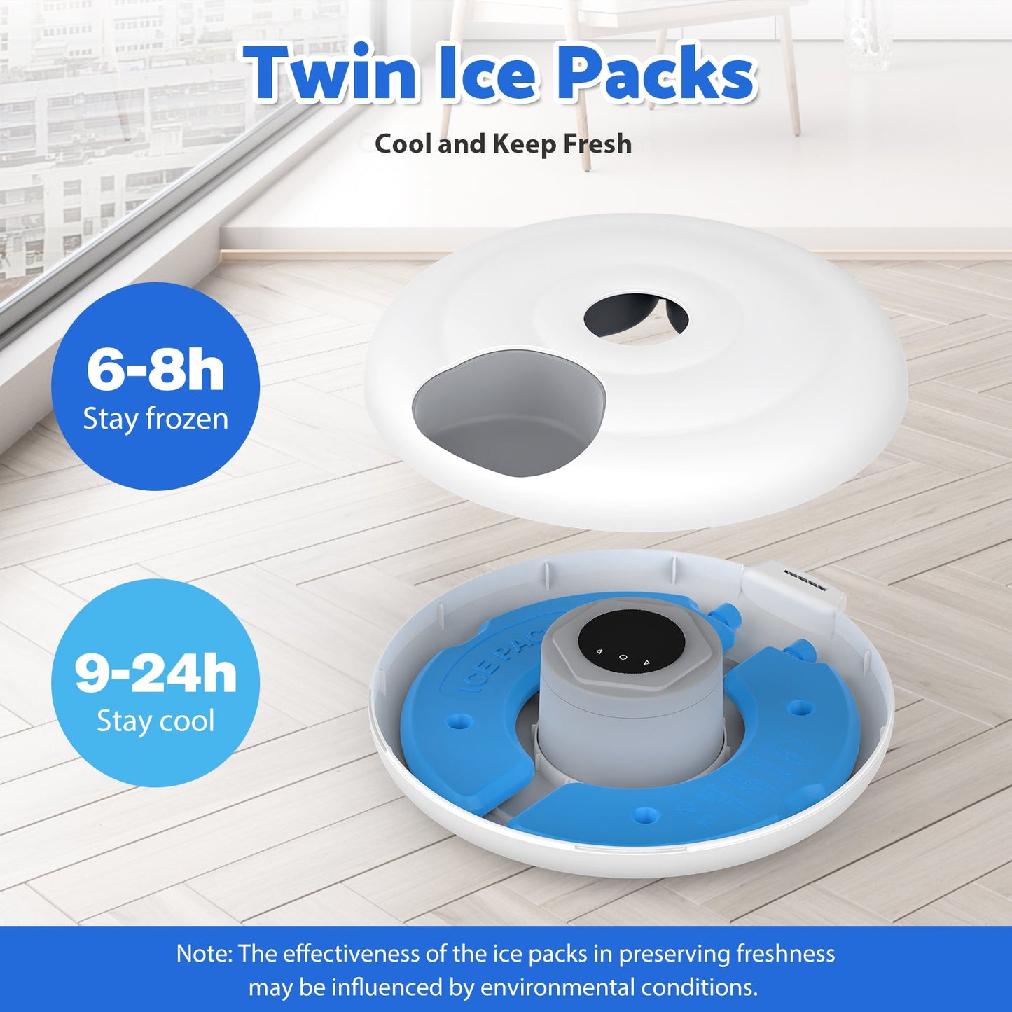 Advwin Smart Automatic Pet Feeder for Wet and Dry Food