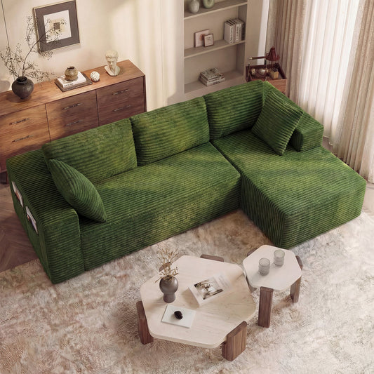 Advwin 277cm Modular Sectional Sofa L Shape 3 Seater