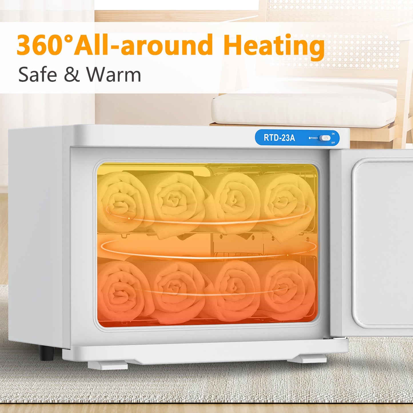 Advwin Electric Warmer Towel Cabinet 23L
