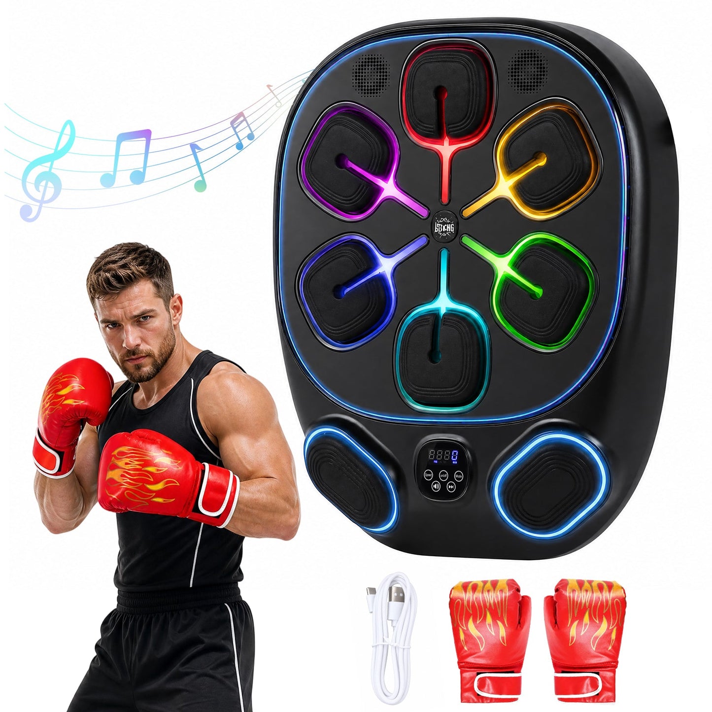 Advwin Wall Mounted Bluetooth Music Boxing Machine