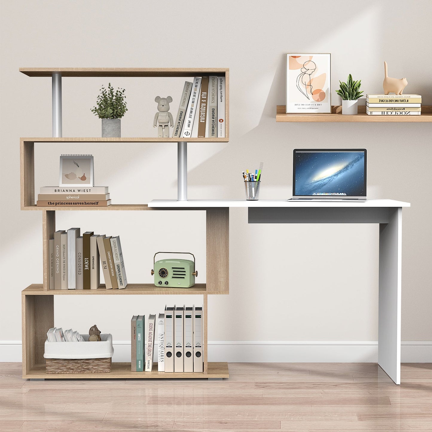Advwin 180° Rotating Computer Desk