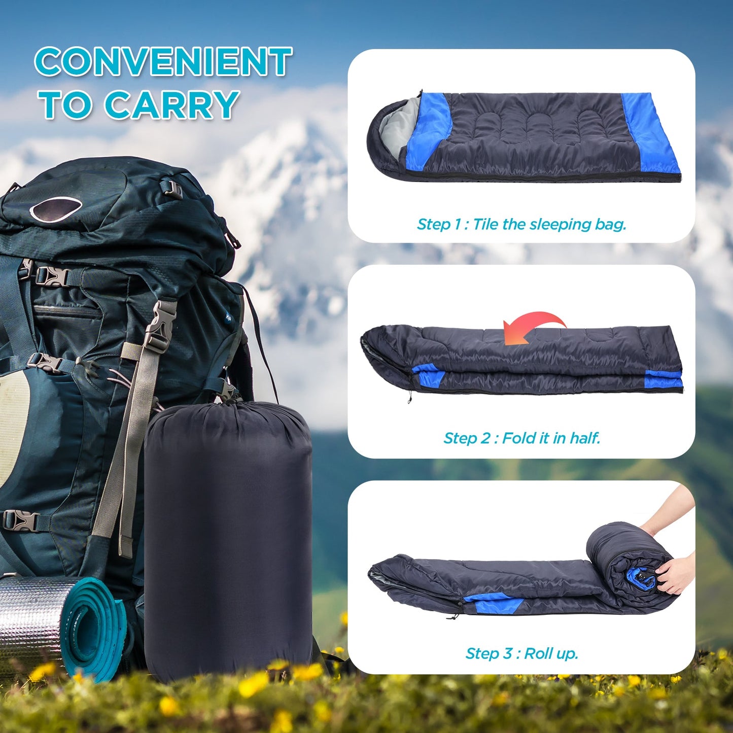 Advwin Sleeping Bag Single Bags