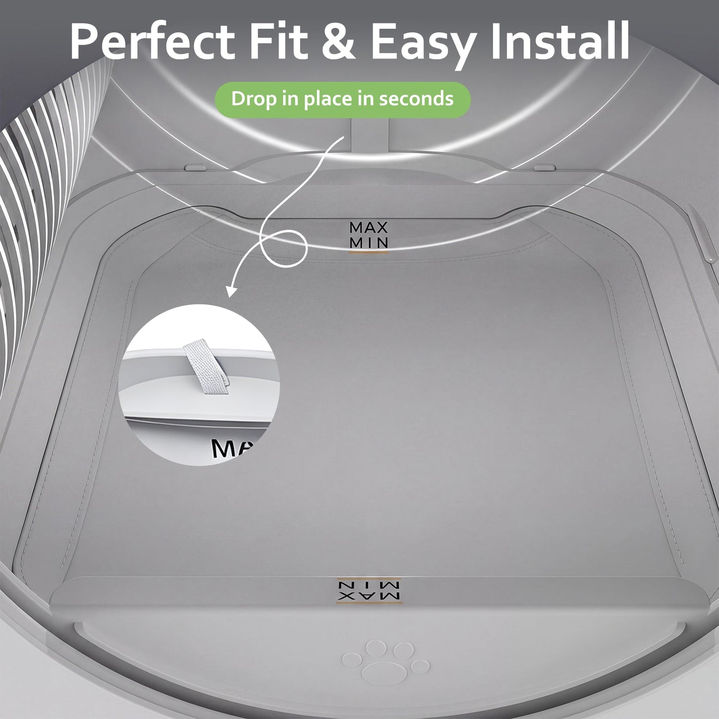 Automatic Cat Litter Box Replacement Liner Tray