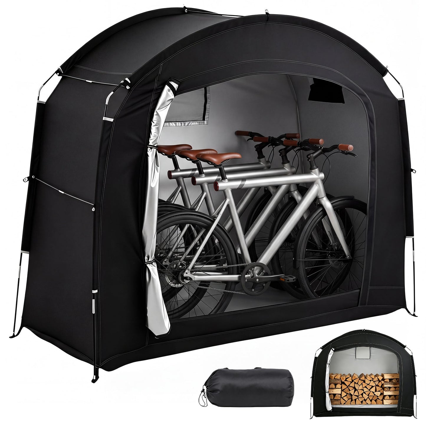 Advwin Waterproof Bike Storage Tent for 3 Bikes