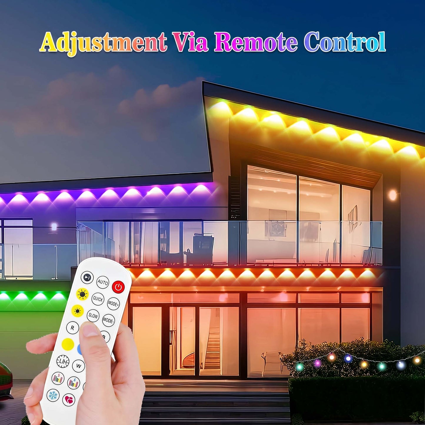 Advwin IP67 LED Outdoor Lights with App/Remote Control