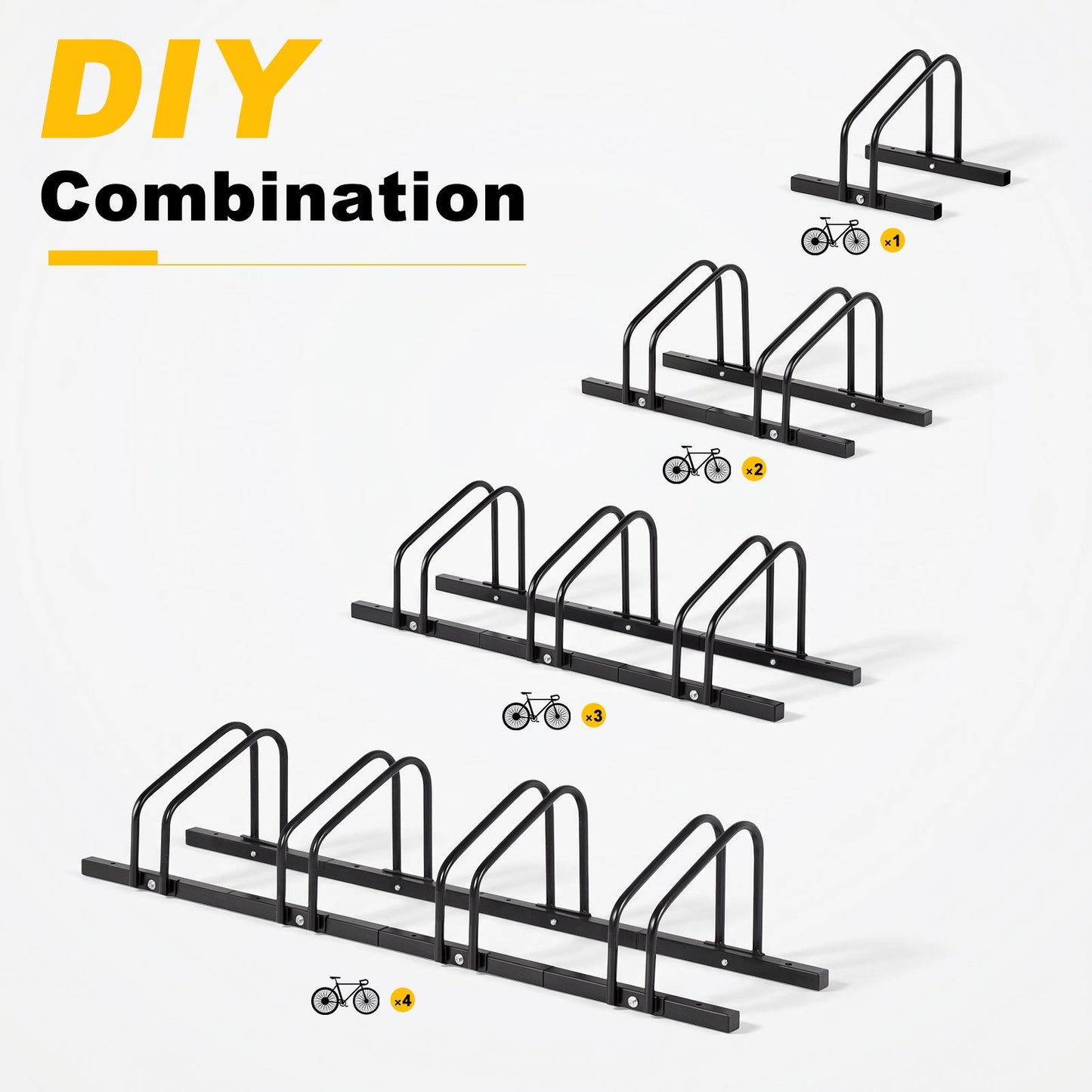 Advwin 4 Bike Floor Stand for 20-29" Bikes
