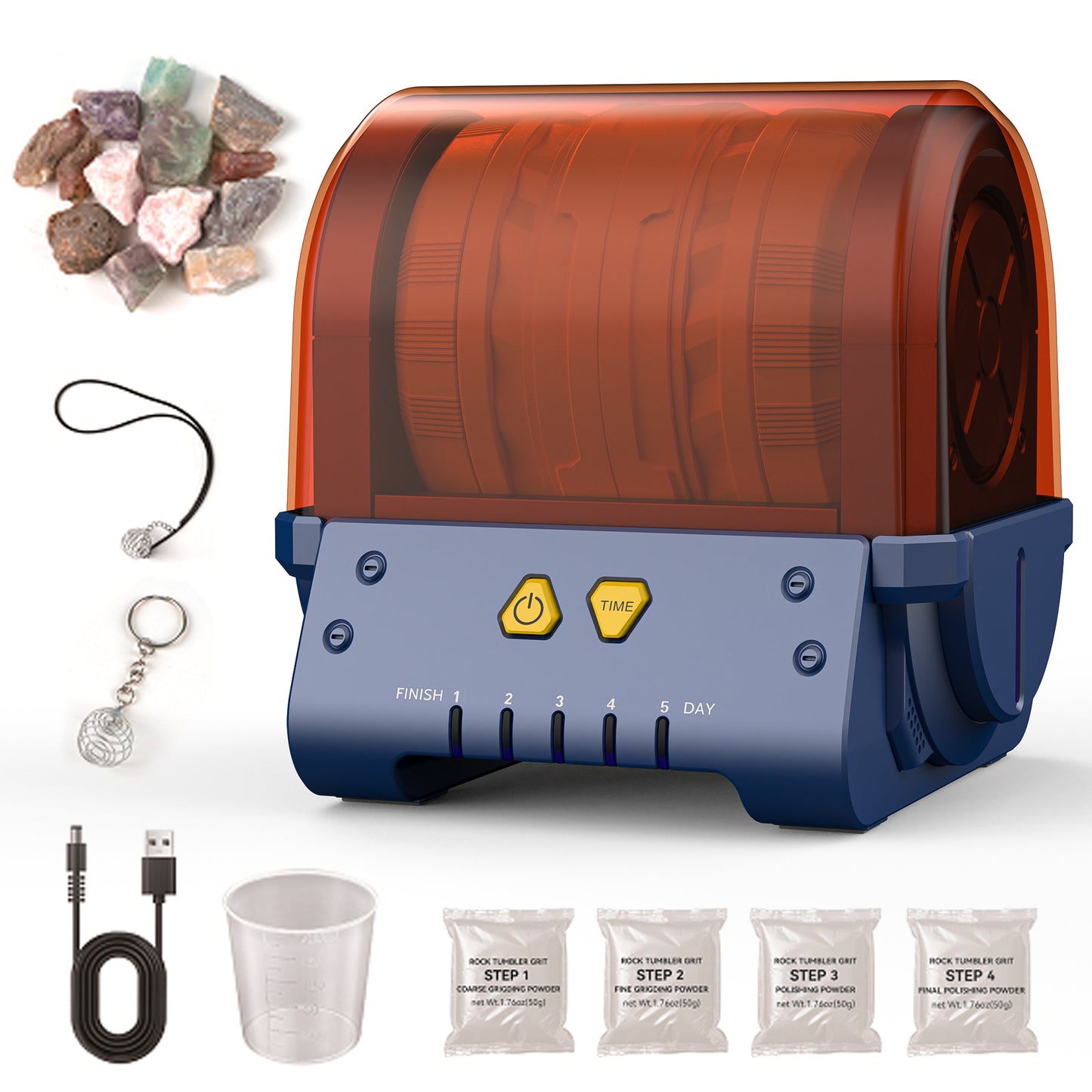 Advwin Electric Rock Tumbler Kit with 5-Day Timer