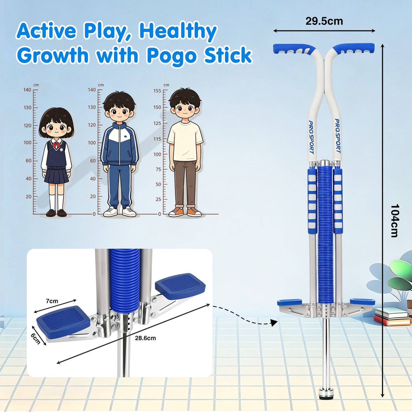Advwin Pogo Stick for Ages 9+