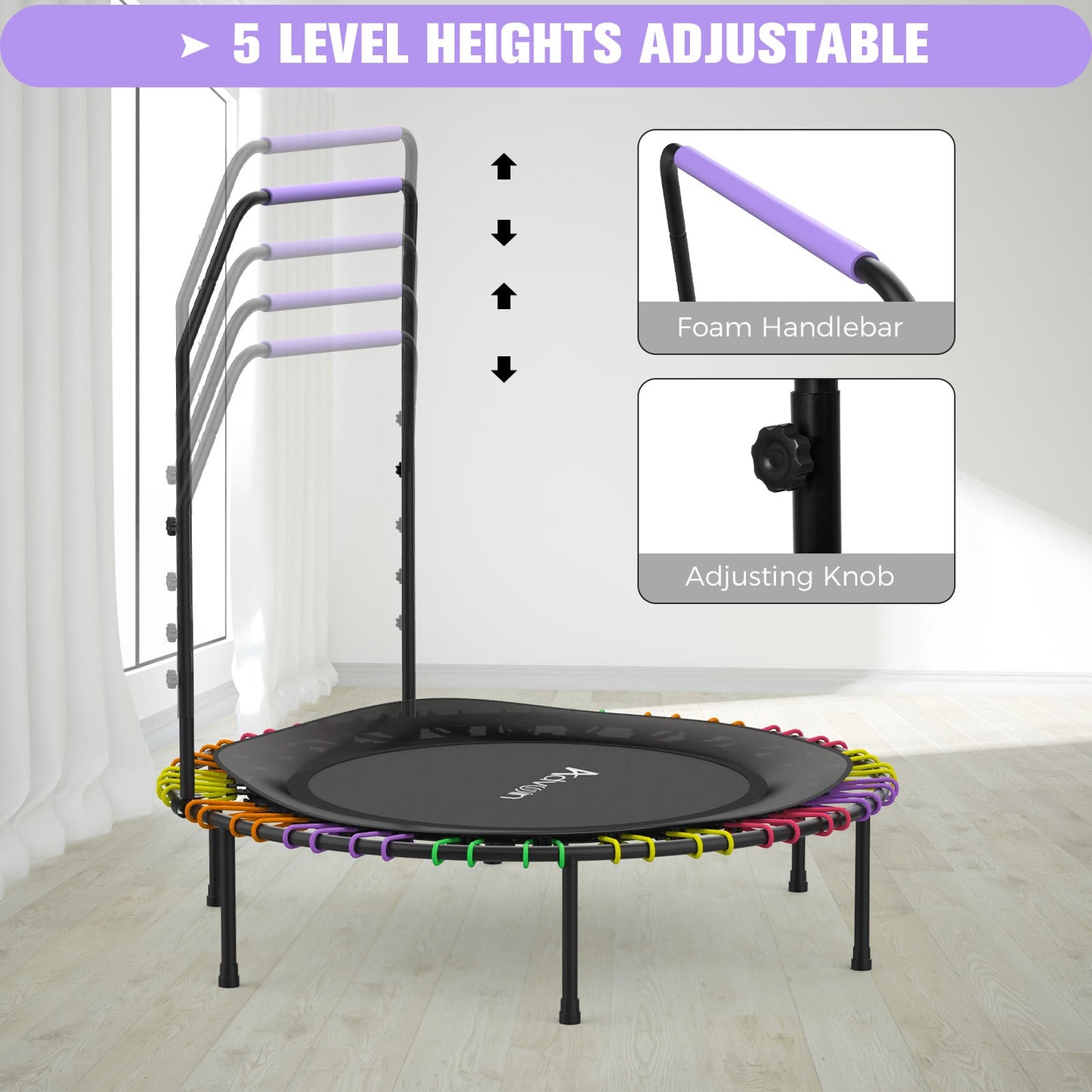 Advwin 40" Mini Trampoline & Free Socks