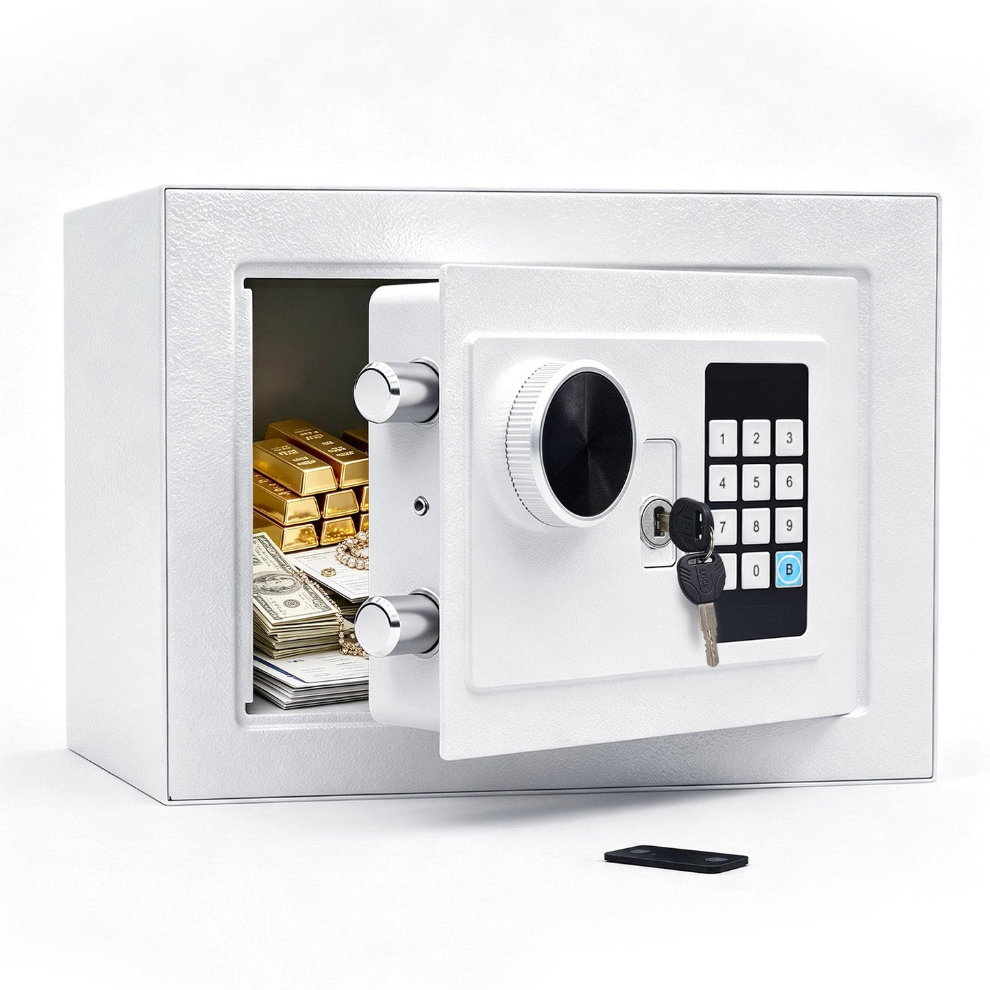 Advwin 7.2L Digital Safe Box with Keypad & Keys