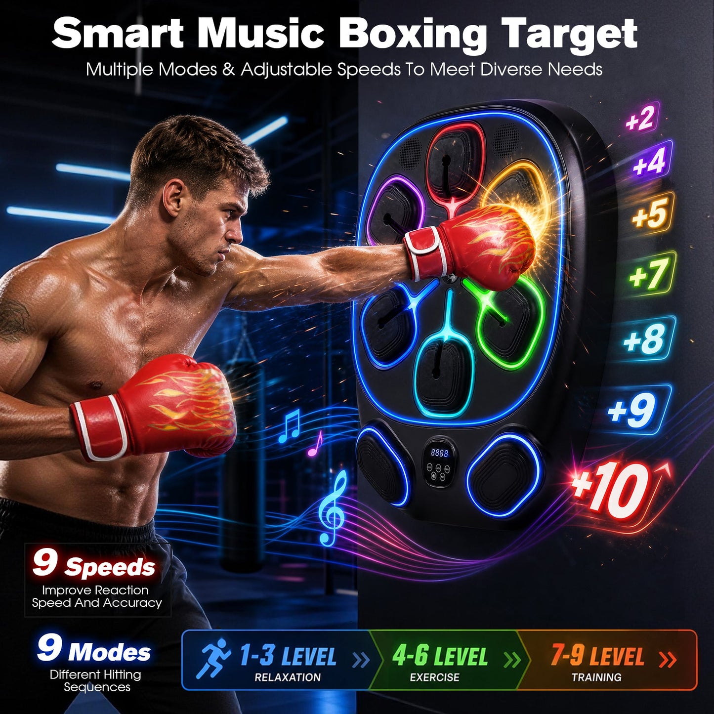Advwin Wall Mounted Bluetooth Music Boxing Machine