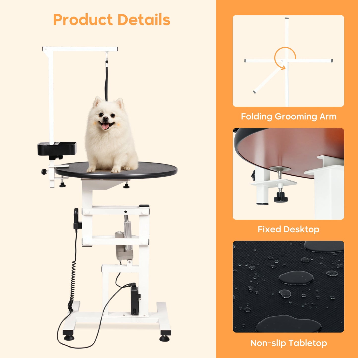 Advwin Dog Car Seat with Safety Belts & Storage