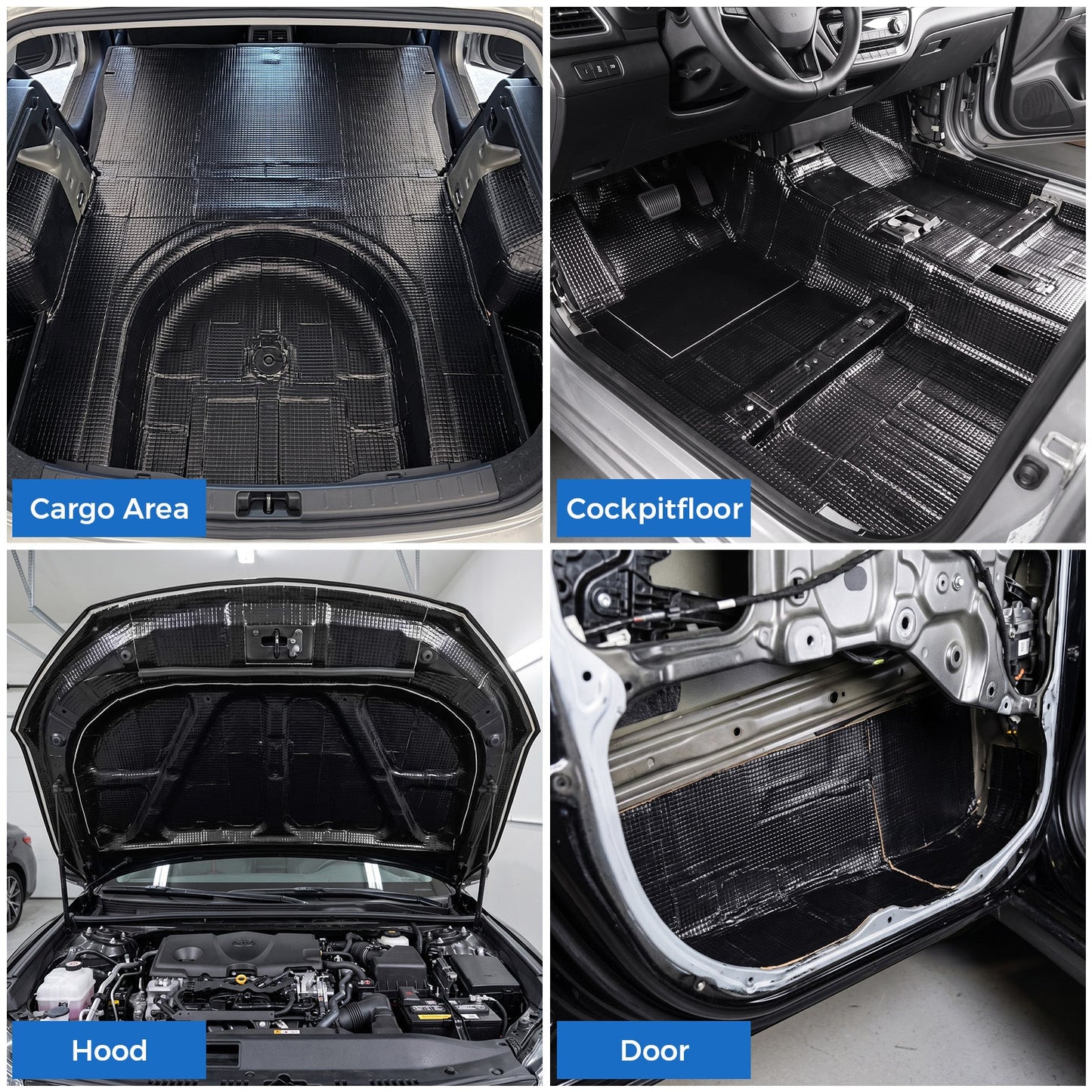 Advwin 80mil Butyl Car Sound Deadening Sheets 14pcs