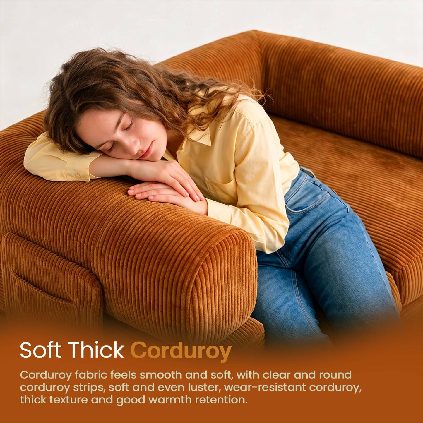 Advwin 5-in-1 Convertible Folding Loveseat Sofa Bed