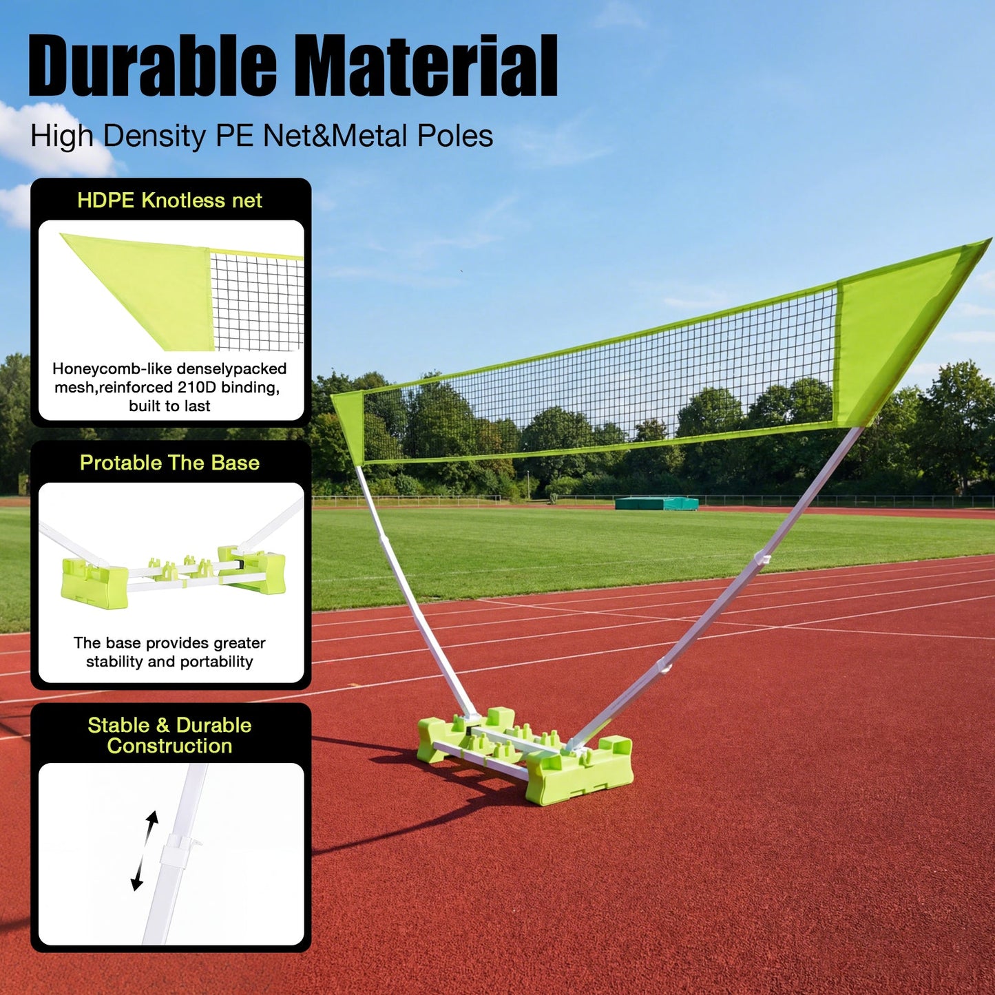 Advwin 4.6m All-in-One Portable Badminton Set